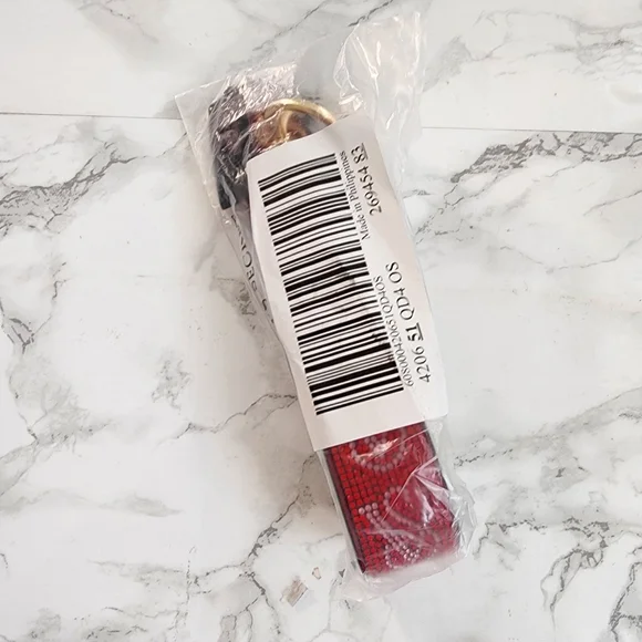 Victoria’s Secret Red Rhinestones Wristlet Strap Keychain Limited edition - Picture 6 of 6